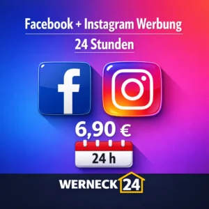 Facebook + Instagram – 24 Stunden